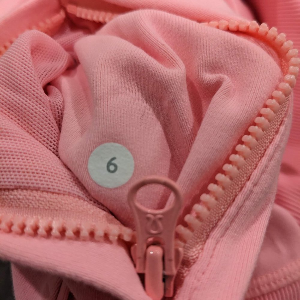 Lululemon Pink Double Zip Jacket size 6 - Picture 5 of 5